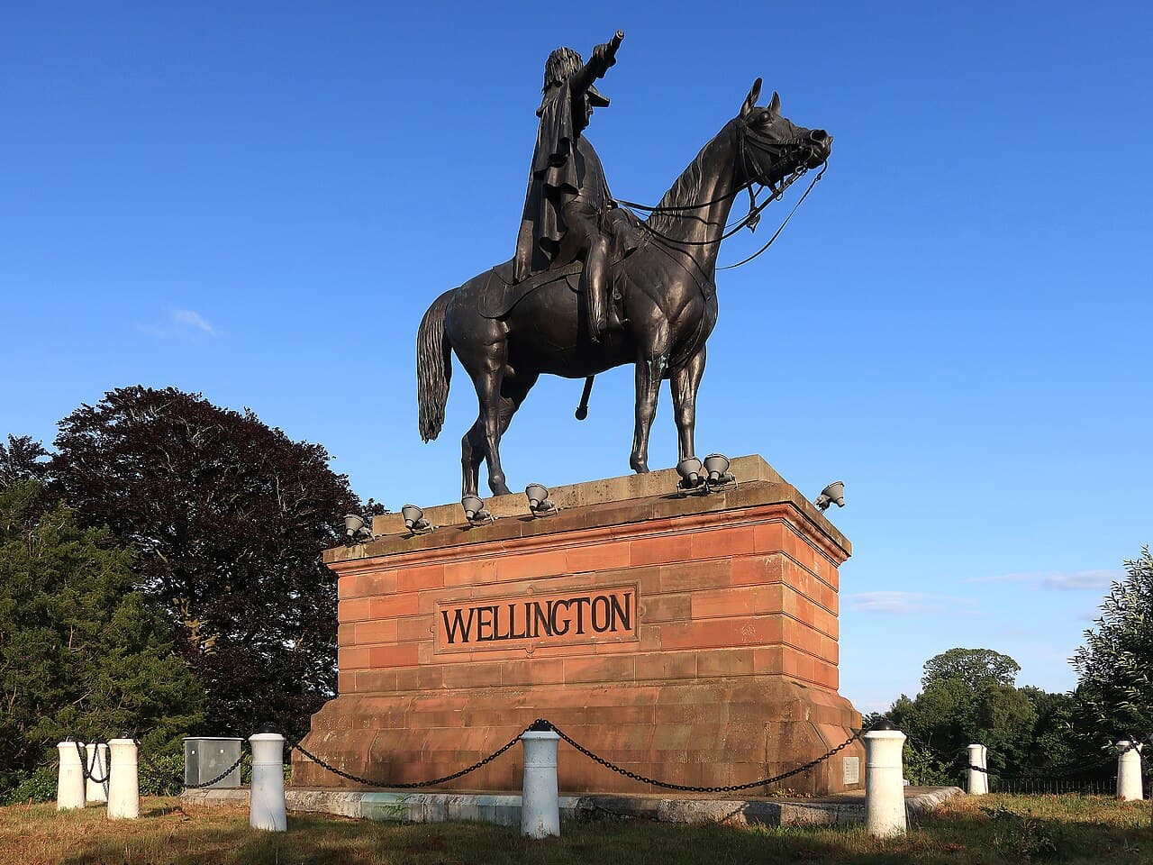 The Wellington Statue on Round Hill, Aldershot